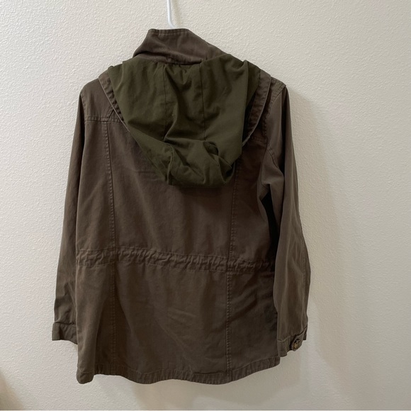 Exit military filed jacket olive green brown large - Picture 3 of 3